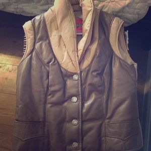 Vintage brown vest